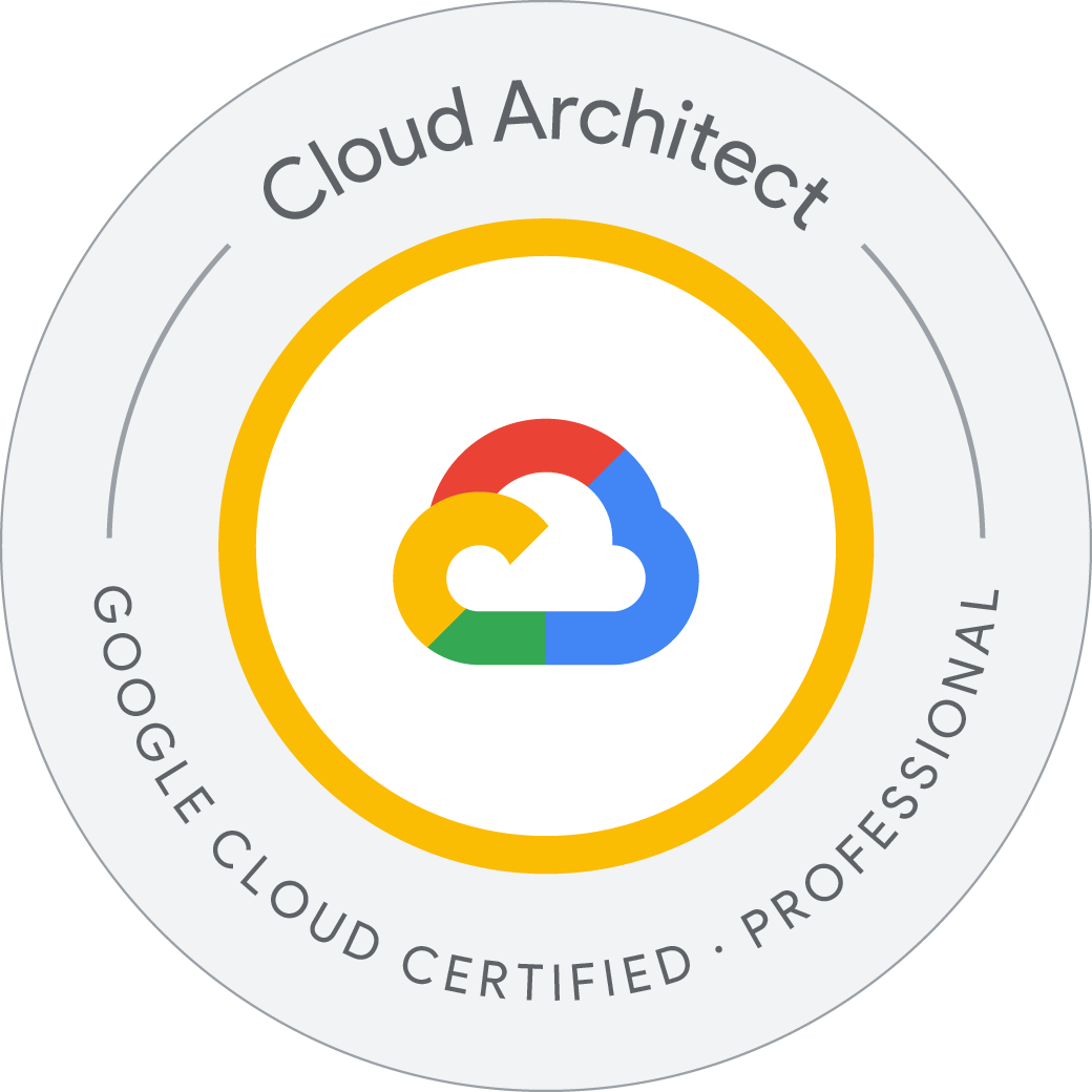 Google Professional Cloud Architect Badge